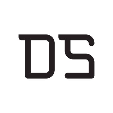 İlk harf vektör logosunu simgeler