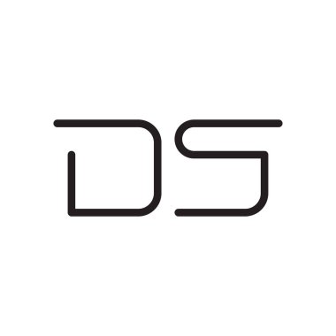 İlk harf vektör logosunu simgeler