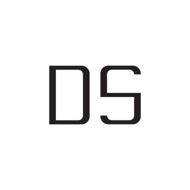 İlk harf vektör logosunu simgeler