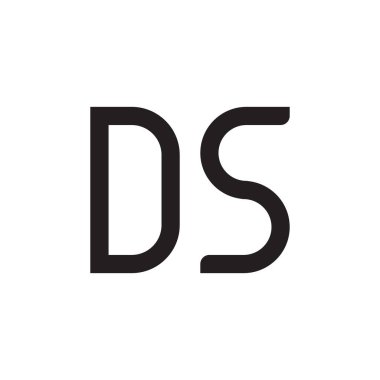 İlk harf vektör logosunu simgeler