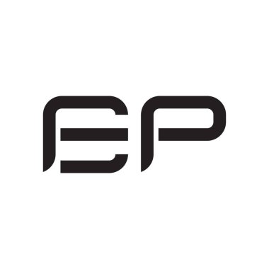 İlk harf vektör logosu simgesi