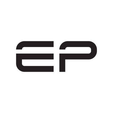 İlk harf vektör logosu simgesi