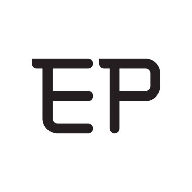 İlk harf vektör logosu simgesi