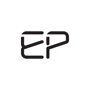 İlk harf vektör logosu simgesi