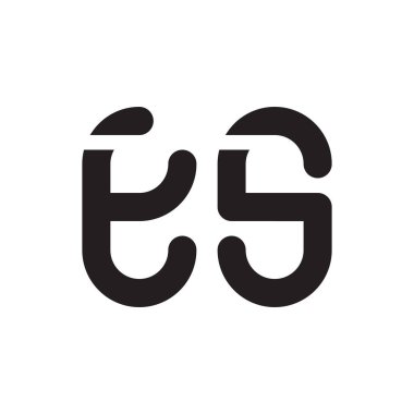 Başlangıç harf vektör logo simgesi