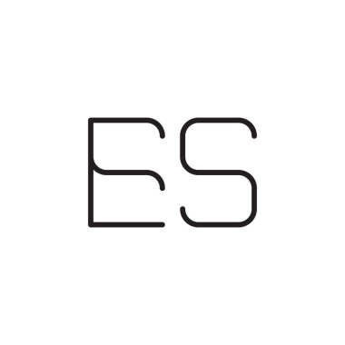 Başlangıç harf vektör logo simgesi