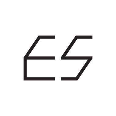 Başlangıç harf vektör logo simgesi