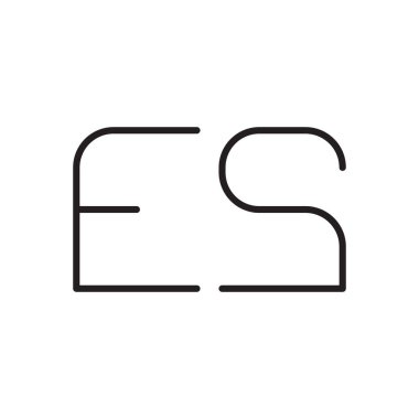 Başlangıç harf vektör logo simgesi