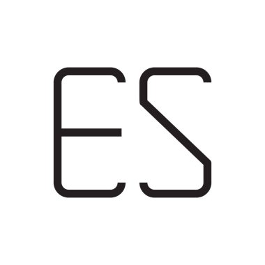 Başlangıç harf vektör logo simgesi