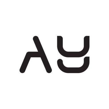 ilk harf vektör logo simgesi