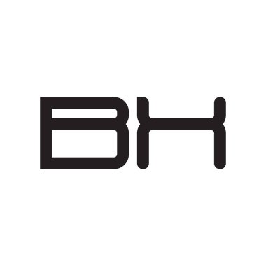 bx ilk harf vektör logo simgesi