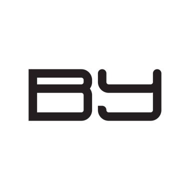 ilk harf vektör logo simgesine göre