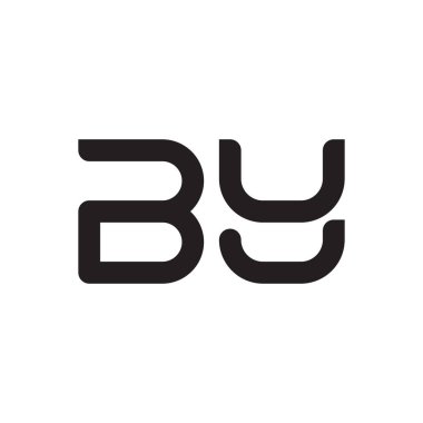 ilk harf vektör logo simgesine göre