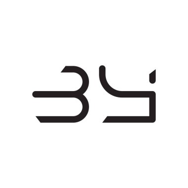 ilk harf vektör logo simgesine göre