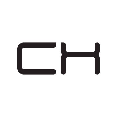 cx ilk harf vektör logo simgesi