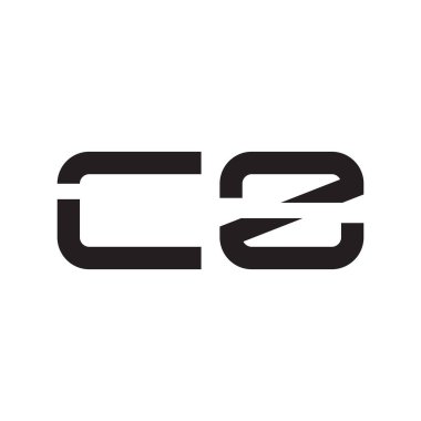 cz ilk harf vektör logosu simgesi