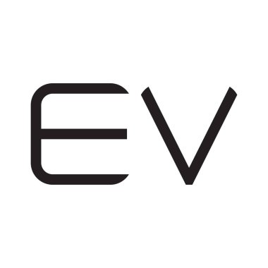 ilk harf vektör logo simgesi