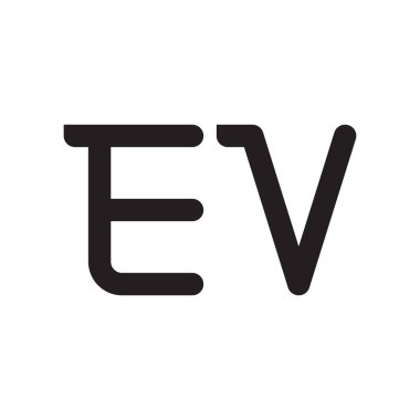 ilk harf vektör logo simgesi