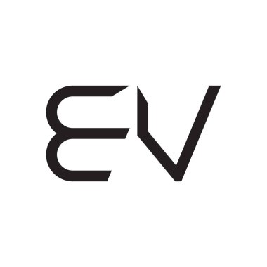 ilk harf vektör logo simgesi