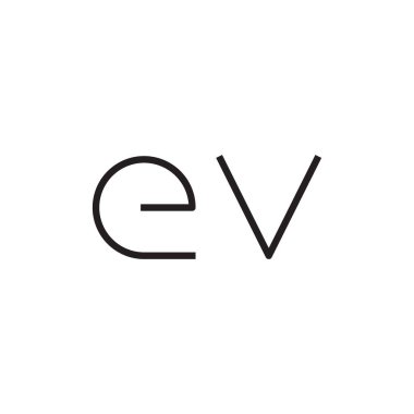 ilk harf vektör logo simgesi