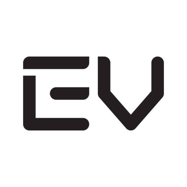 ilk harf vektör logo simgesi