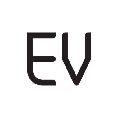 ilk harf vektör logo simgesi