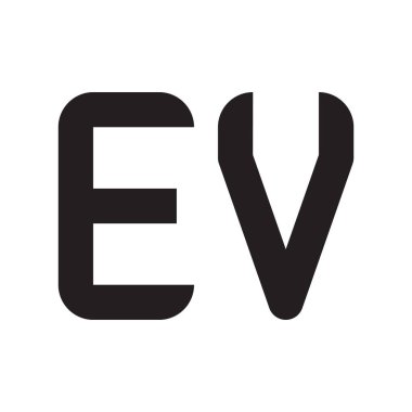 ilk harf vektör logo simgesi