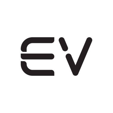 ilk harf vektör logo simgesi