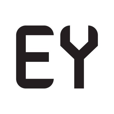 ilk harf vektör logosu simgesi