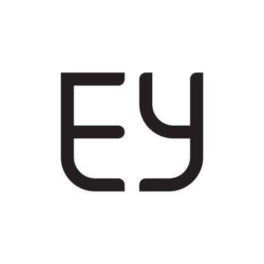 ilk harf vektör logosu simgesi