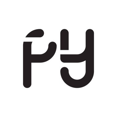 ilk harf vektör logo simgesini değiştir