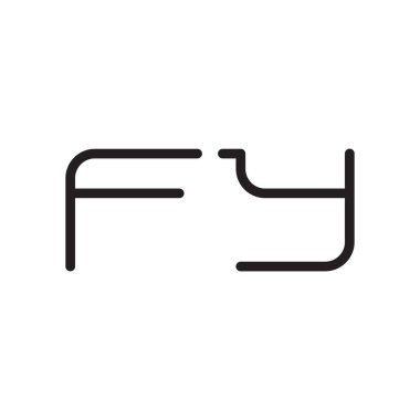 ilk harf vektör logo simgesini değiştir