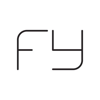 ilk harf vektör logo simgesini değiştir