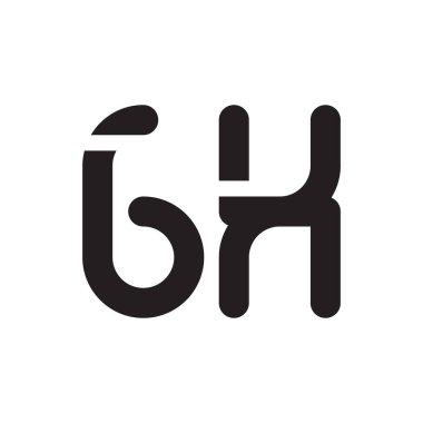 gx ilk harf vektör logo simgesi