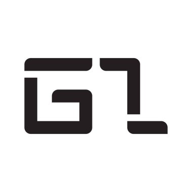 gz ilk harf vektör logo simgesi