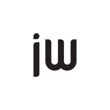 I ilk harf vektör logo simgesi