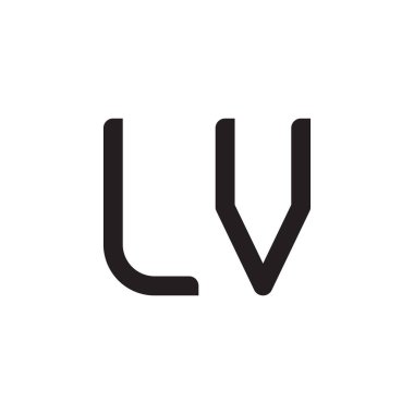 İlk harf vektör logosu simgesi