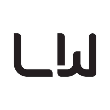 İlk harf vektör logosu simgesi