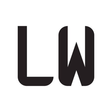 İlk harf vektör logosu simgesi