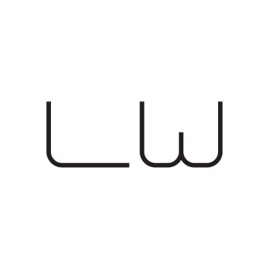 İlk harf vektör logosu simgesi