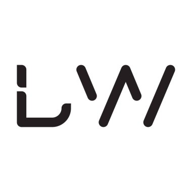 İlk harf vektör logosu simgesi