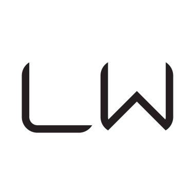 İlk harf vektör logosu simgesi