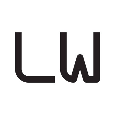 İlk harf vektör logosu simgesi