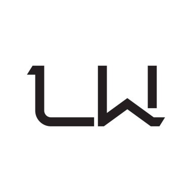 İlk harf vektör logosu simgesi