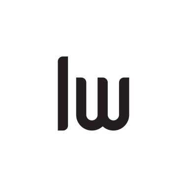 İlk harf vektör logosu simgesi