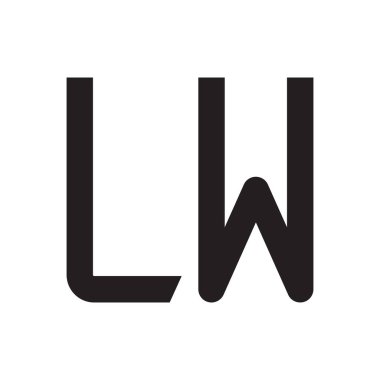 İlk harf vektör logosu simgesi