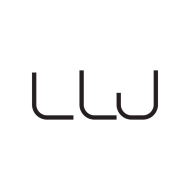 İlk harf vektör logosu simgesi