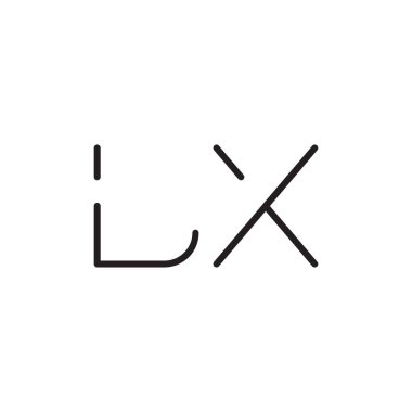 İlk harf vektör logosu simgesi