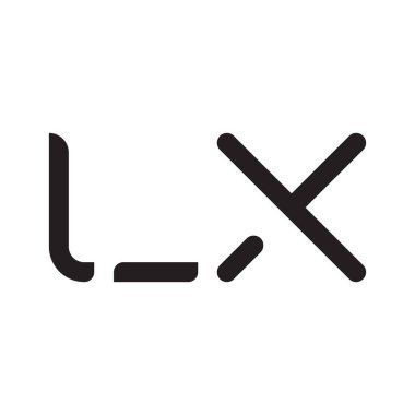 İlk harf vektör logosu simgesi