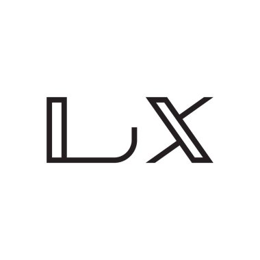 İlk harf vektör logosu simgesi